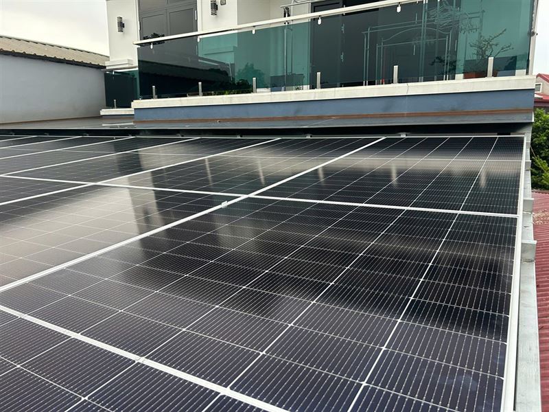 Điện mặt trời hybrid nhà Bác Long tại Hoàng Xá, Phú Thọ